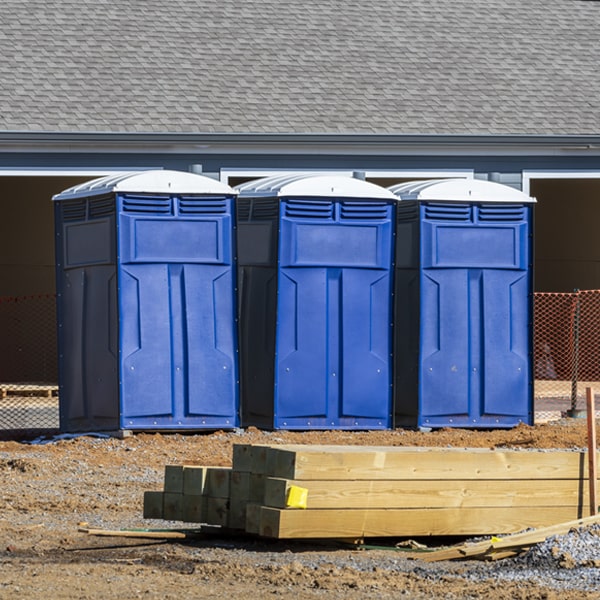 are there any restrictions on what items can be disposed of in the portable restrooms in Kelly